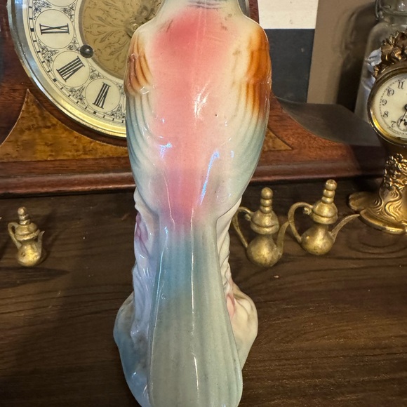 ROYAL COPLEY SPAULDING “ China Fly Catcher “. 8”Hx4”W Ceramic made in 20thcent - Picture 4 of 8